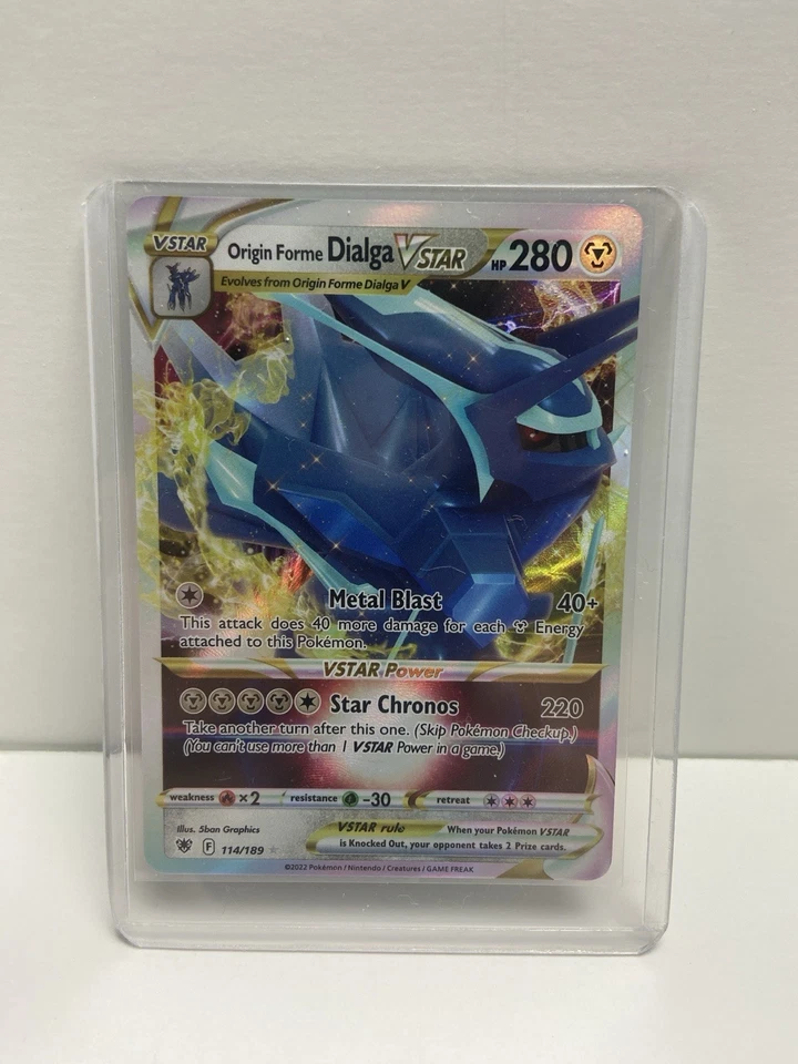 Origin Forme Dialga VSTAR 114/189 - Prize Pack Series Cards Holo - PTCG - Image 1 of 2
