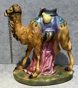 1940s Large Nativity 10.5” Camel Columbia Statuary Chalkware Figure - Picture 1 of 14