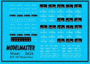 Modelmaster 2M2626 BR 20T Brake Van Various Types N Gauge (Expo Drills & Tools) - Picture 1 of 1