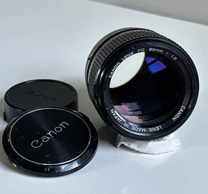 Canon FD 85mm f/1.8 S.S.C Prime Portrait Lens w/ Front & Back Caps SSC - Picture 1 of 6