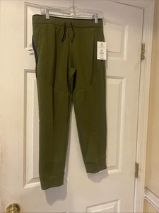 Athletic Works Boys Active Tech Fleece Pant,L (10-12) Husky Green Army - Picture 1 of 10