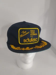 Sombrero vintage K-Brand Bovatec Snapback azul y dorado hecho en EE. UU. - Imagen 1 de 9