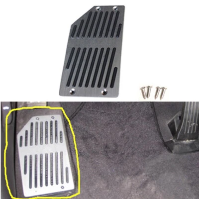 ALUMINUM FOOT REST PEDAL W/LOGO SCREWS FOR KIA SORENTO STINGER OPTIMA CADENZA - Image 1 of 4