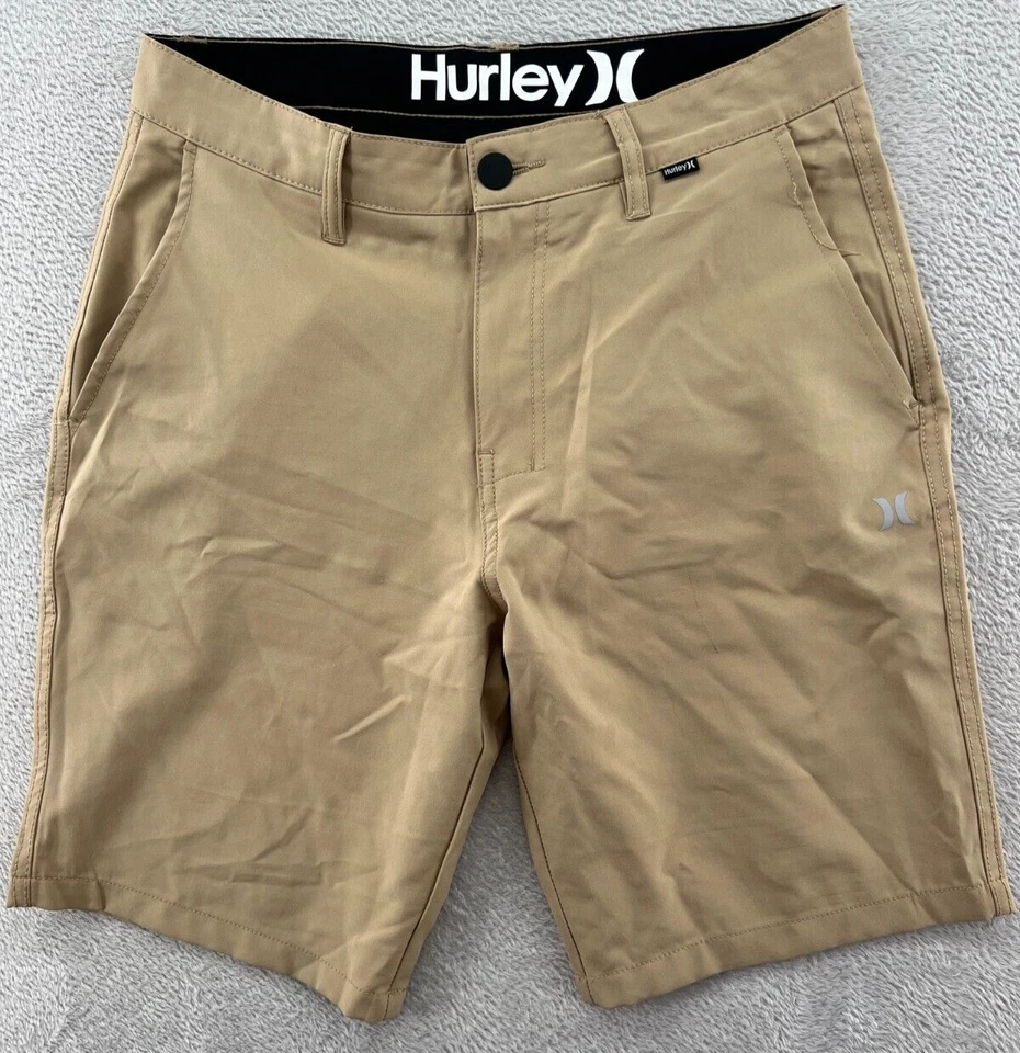 Pantalones Cortos Hurley Para Hombre Talla 30 Tostado Rendimiento Elastizados Chinos de Golf Foto 1 de 4