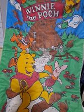 Vtg Winnie the Pooh Kids Sleeping Bag Made into Blanket Play Mat