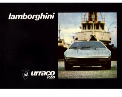 Manual/manual del conductor Lamborghini Urraco P250 en pdf (raro) Foto 1 de 3