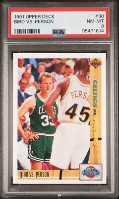 1991 UD #30 BIRD VS. PERSON PSA 8 - Image 1 of 2