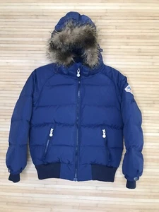 Pyrenex Mythic Down oxford kid Jacket Size 14 Navy read description - Picture 1 of 10