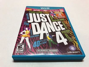 Just Dance 4 Nintendo Wii U 2012 Complete - Great  Condition - Ships Fast - Picture 1 of 5