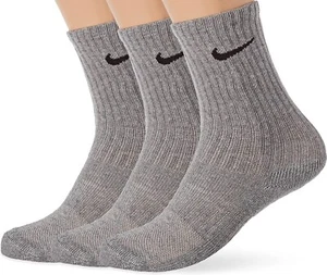 Nike Kids 186315 Performance Cushioned Crew Cut Training Socks Size M - Picture 1 of 2