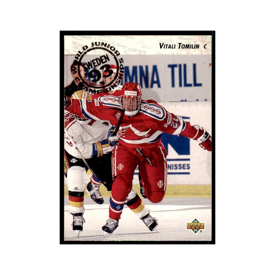 1993 Upper Deck Vitali Tomilin Hockey Cards #278 - Image 1 of 3
