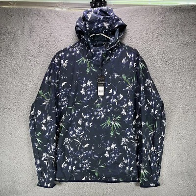 Greyson Golf Windbreaker Mens XL Dark Floral Newago Jacket Blue MSRP $248 NWT - Image 1 of 4