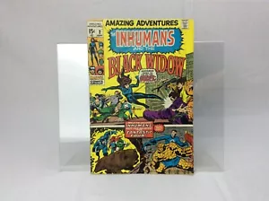 Amazing Adventures #2 The Inhumans and the Black Widow septiembre 1970 (en muy buen estado 3,5) - Imagen 1 de 4