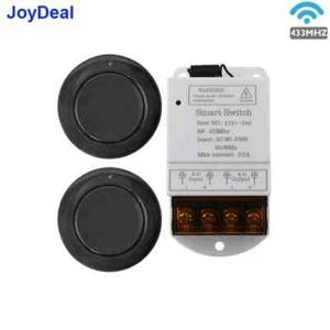 Wireless Remote Control Switch 433Mhz AC 110V 220V RF Relay Module For Lighting - Picture 1 of 18