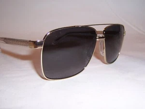 NEW VERSACE SUNGLASSES VE2174 1252T3 GOLD/GRAY POLARIZED 59MM AUTHENTIC 2174 - Picture 1 of 7