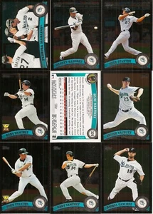 2011 Topps Florida Marlins Walmart Black Master Team Set S1 + S2 (22) - Picture 1 of 1