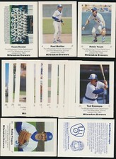 1985 Milwaukee Brewers Police -Set (30) -PAUL MOLITOR, ROBIN YOUNT, R. FINGERS