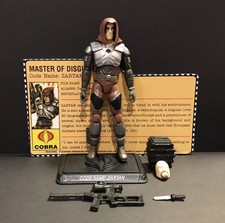 G.I. Joe 25th 30th 50th ROC POC Cobra Dreadnok Zartan V13 Figure Complete