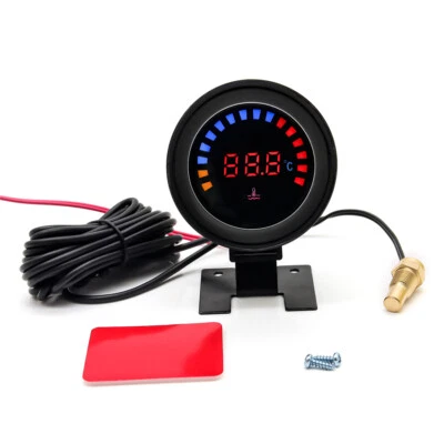 Universal 12V Digital Auto Wassertemperaturanzeige Temperaturanzeige mit Sensor - Bild 1 von 4