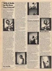 Ron Geesin Interview Time Out cutting 1972 - Foto 1 di 1