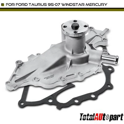 Engine Water Pump w/Gasket for Ford Taurus 1995-2007 Windstar Mercury Sable 3.0L - Image 1 of 4