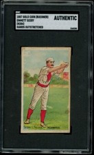 1887 Gold Coin (Buchner) (N284) Emmett Seery Hands Outstretched SGC Authentic