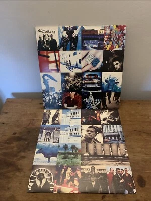 U2 LP Vinyl Album - Achtung Baby 1991 First Europe Press - Image 1 of 4