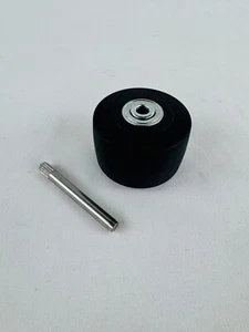 Original Pelican 1700 / 1720 / 1750 black replacement wheel and pin - Picture 1 of 4