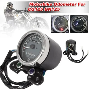 Motorcycle Odometer LCD Digital Interface Fuel Gauge Speedometer - Picture 1 of 12