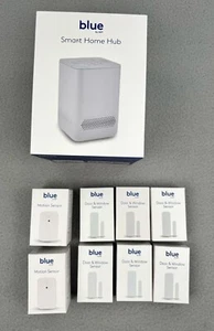Blue by ADT Smart Home Hub Security System S40LR0-01 Hub, 6 Sensors And 2 Motion - Picture 1 of 14