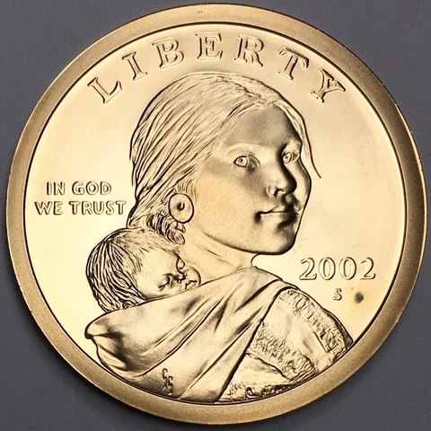 2002-S Proof Native American Dollar - Sacagawea - (UNC) Spot KM#310 - 3848 Cover