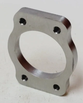 Brida de entrada de acero inoxidable TD04 4 pernos 850 S70 V70 Volvo TD04HL-15G turbocompresor 1/2 Foto 1 de 2