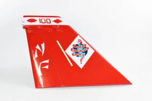 VFA-102 Diamondbacks F/A-18 cola, azul marino, 20", caoba, luchador/ataque - Imagen 1 de 2