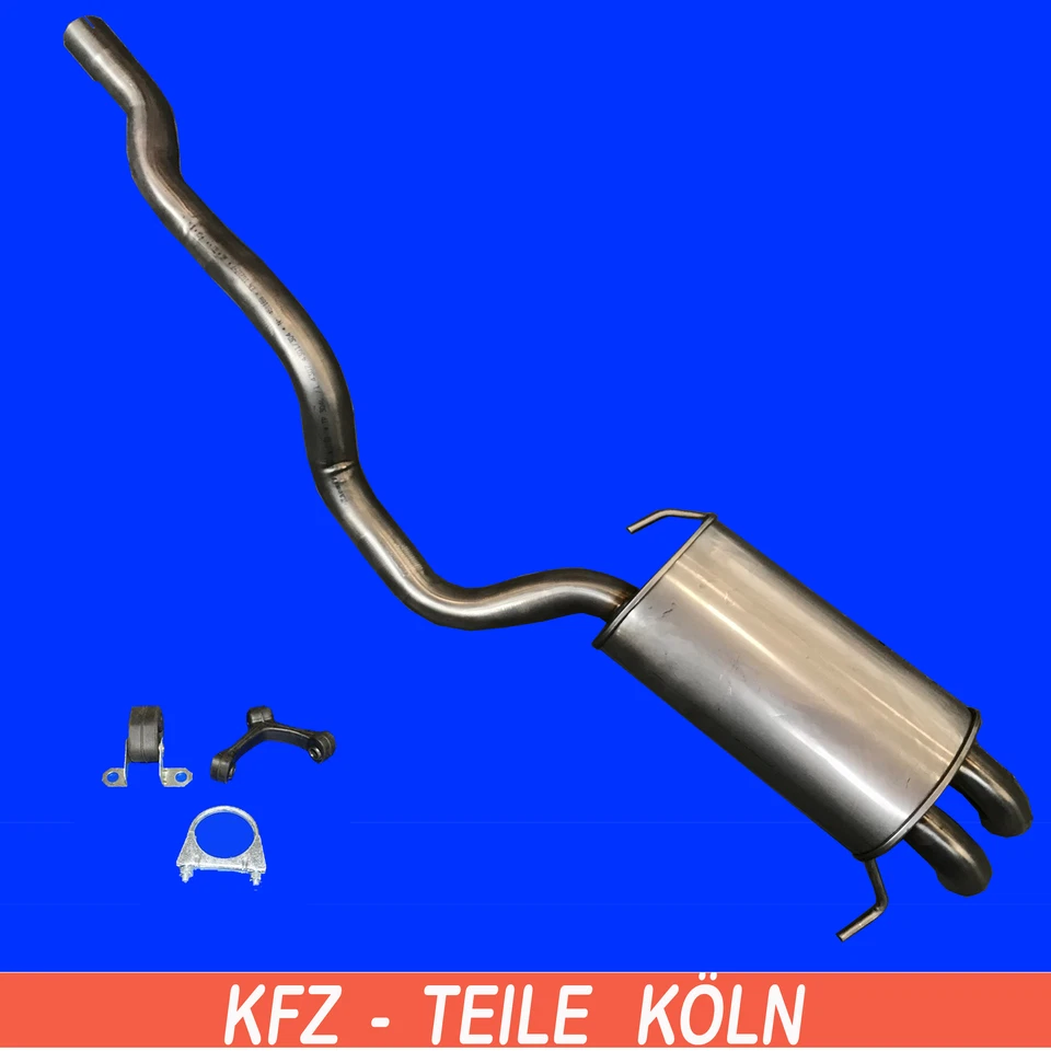 Acier Inoxydable VW Transporter T5 2.0 2.5 Tdi Bitdi 4motion Syncro Silencieux - Photo 1/1