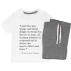 Philosophy Alexandre Dumas Quote Kids Nightwear / Pyjama Set (KP094420)