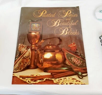 Painted Ponies Beautiful Blocks Tole Painting Pattern & Instruction Book 80 Pgs - Image 1 of 4