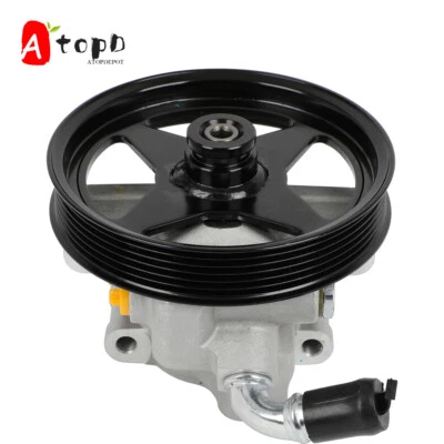 Power Steering Pump w/ Pulley for 2008-2010 Ford F250 Super Duty F350 Super Duty Foto 1 de 4