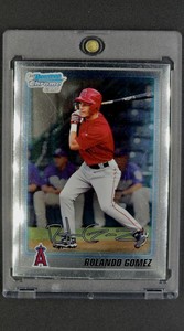 2010 Bowman Chrome Prospects #BCP56 Rolando Gomez RC Rookie Los Angeles Angels
