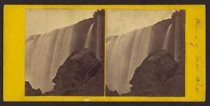 Photo of Stereograph,Ruins of Table Rock,c1870,Niagara Falls,Waterfalls,New York