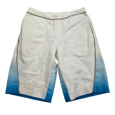 Мужские плавки James Perse 30 белые синие стандартного покроя для серфинга средней высоты на открытом воздухе - Изображение 1 из 4