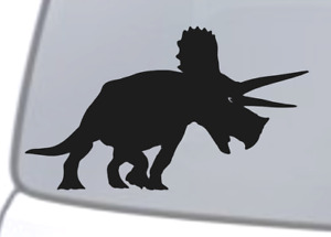 TRICERATOPS Vinyl Decal Sticker Car Window Wall Bumper Three-Horn Dinosaur Cool