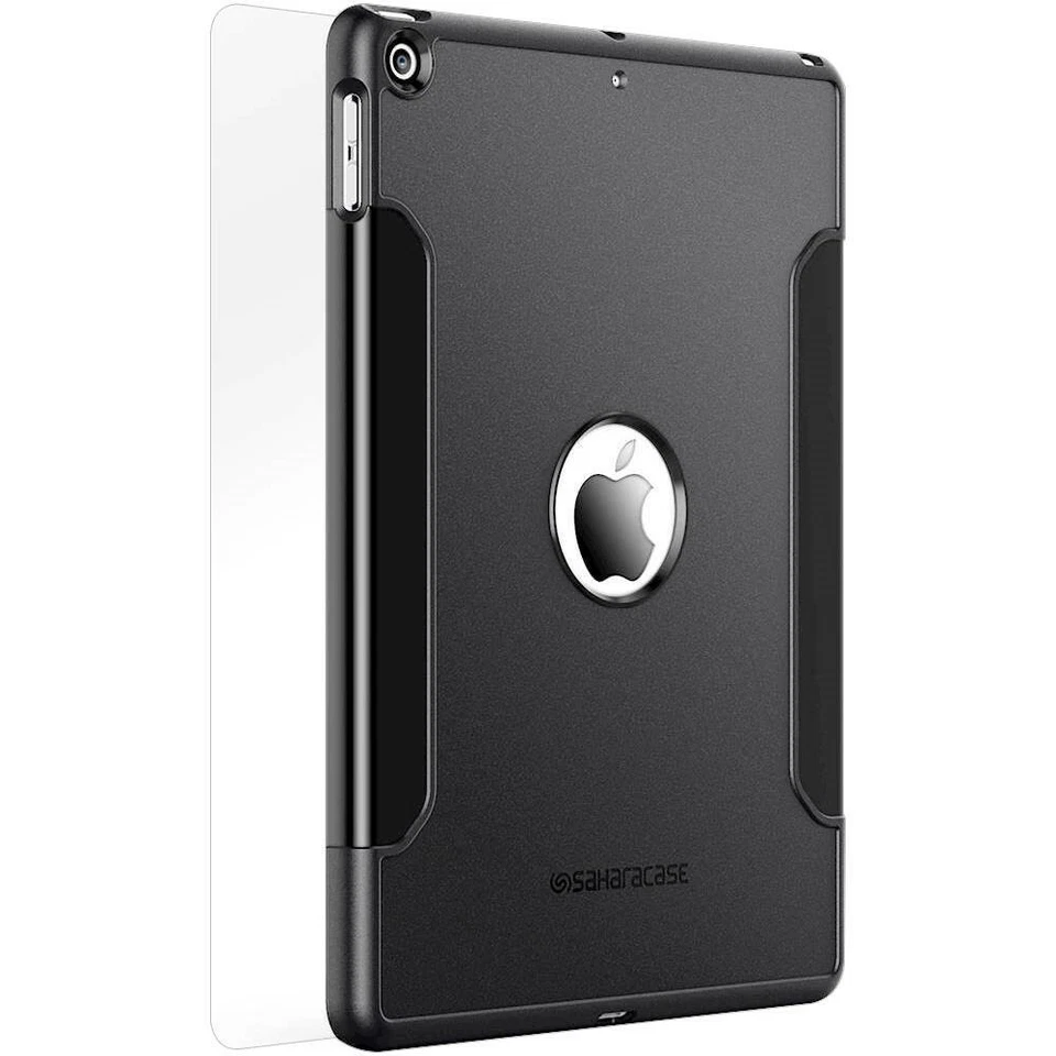 SaharaCase Classic Case+Glass Screen Protector for iPad 9.7" (2017/18) Black - Image 1 of 3