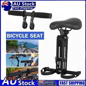 Bike Front Mounted Child Seat Kids Top Tube Bicycle Detachable Child Kid Armrest - Picture 1 of 18