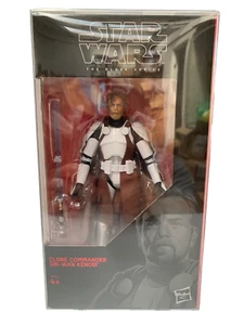 Star Wars The Black Series Clone Commander Obi Wan Kenobi & Protective UV Case - Picture 1 of 3
