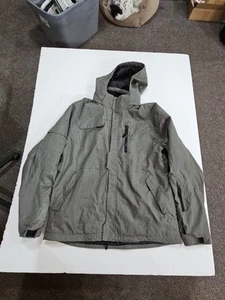 Boulder Gear Ski Snowboard Jacket Winter Coat Mens Size M Removable Hood Gray - Picture 1 of 21