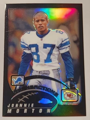 2002 Topps Chrome Black Refractor Transaction /599 Johnnie Morton # 12  - Image 1 of 2