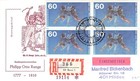 138568) Bund Nr. 940 (4, Gemälde Kinder) auf R-FDC mit ESSt. Bonn