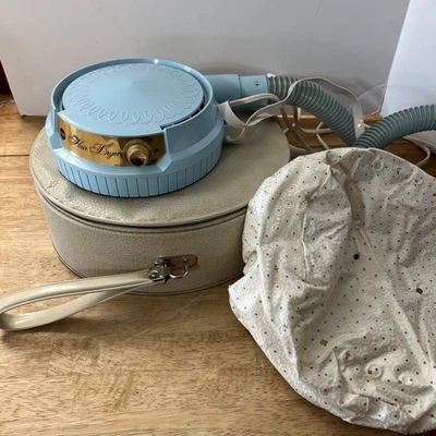 Sears Plástico Suave Capucha Portátil Bebé Azul Secador de Pelo con Capucha y Estuche Foto 1 de 4