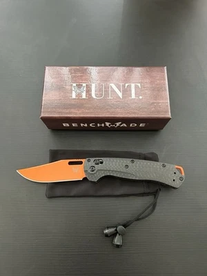 Benchmade 15535OR-01 Taggedout Folding Knife CPM-154 Satin Blade G10 Handle EDC - Image 1 of 3