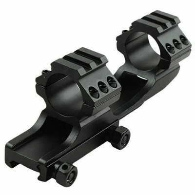 Anéis de montagem de mira telescópica cantilever de 1 polegada/30 mm peça única para trilho Picatinny de 20 mm - Imagem 1 de 4